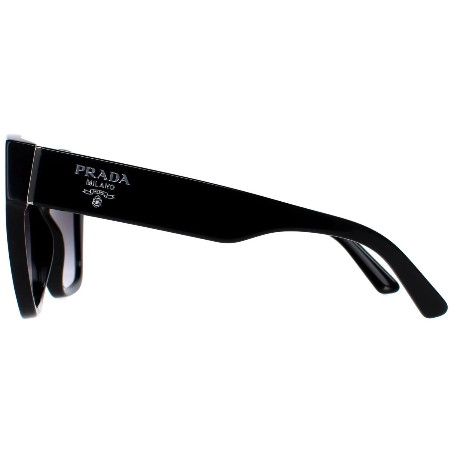 Prada Sunglasses PR17ZS 1AB09S Black Grey Gradient