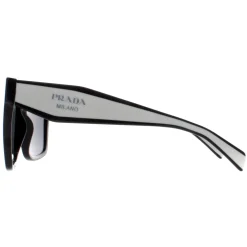 Prada Sunglasses PR24ZS 1AB5S0 Black Dark Grey