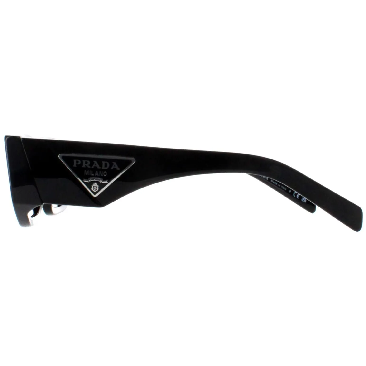Prada Sunglasses PR09ZS 1AB5S0 Black Dark Grey