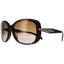 Prada Sunglasses PR04ZSF 2AU6E1 Tortoise Brown Gradient Polarized