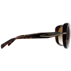 Prada Sunglasses PR04ZSF 2AU6E1 Tortoise Brown Gradient Polarized