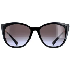 Ralph by Ralph Lauren Sunglasses RA5280 50018G Shiny Black Grey Gradie