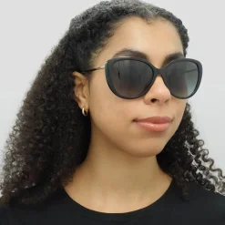 Ralph by Ralph Lauren Sunglasses RA5288U 50018G Shiny Black Grey Gradi