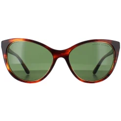 Ralph Lauren Sunglasses RL8186 500771 Shiny Striped Havana Bottle Gree
