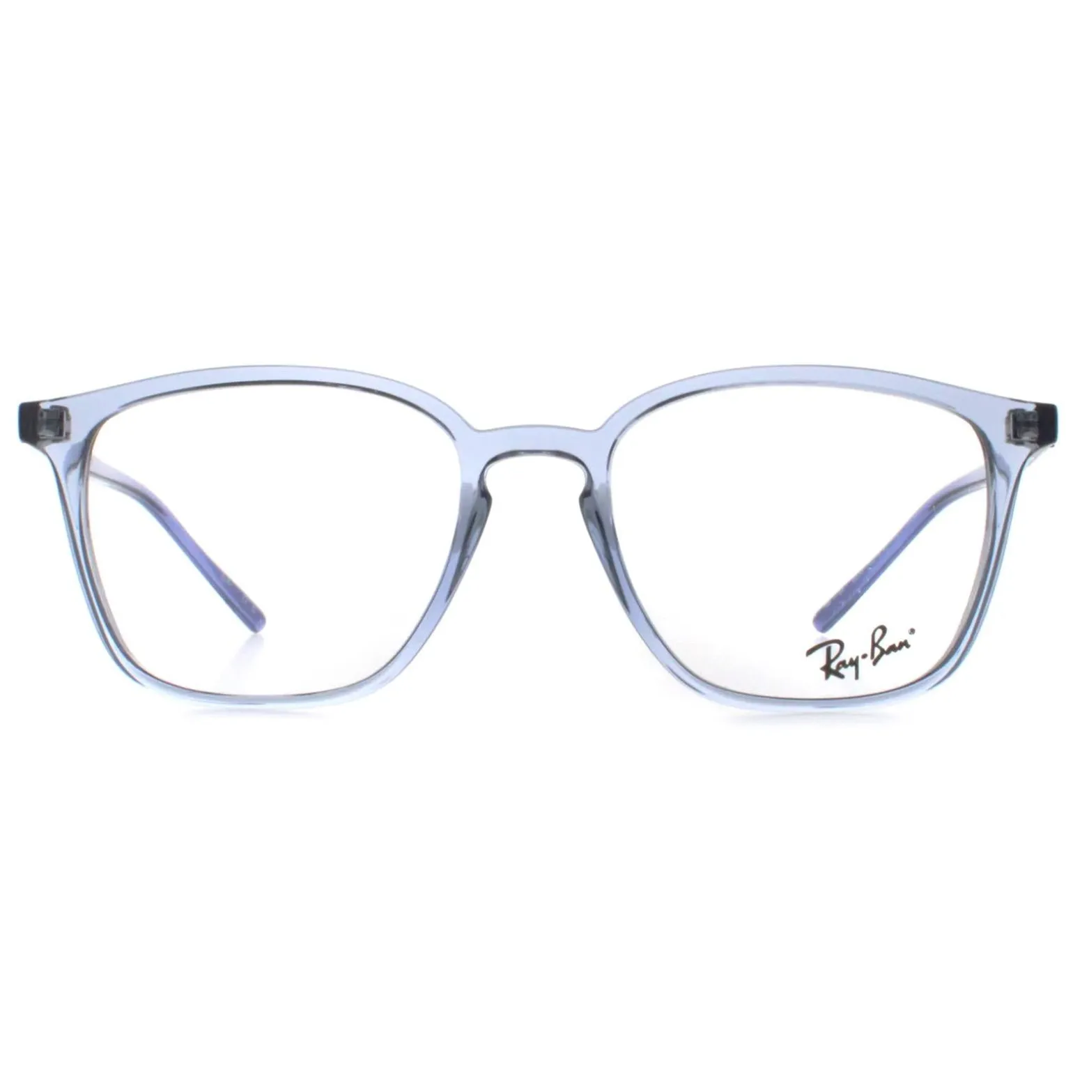 Ray-Ban Eyeglasses RX7185 8235 Transparent Dark Blue Men Women