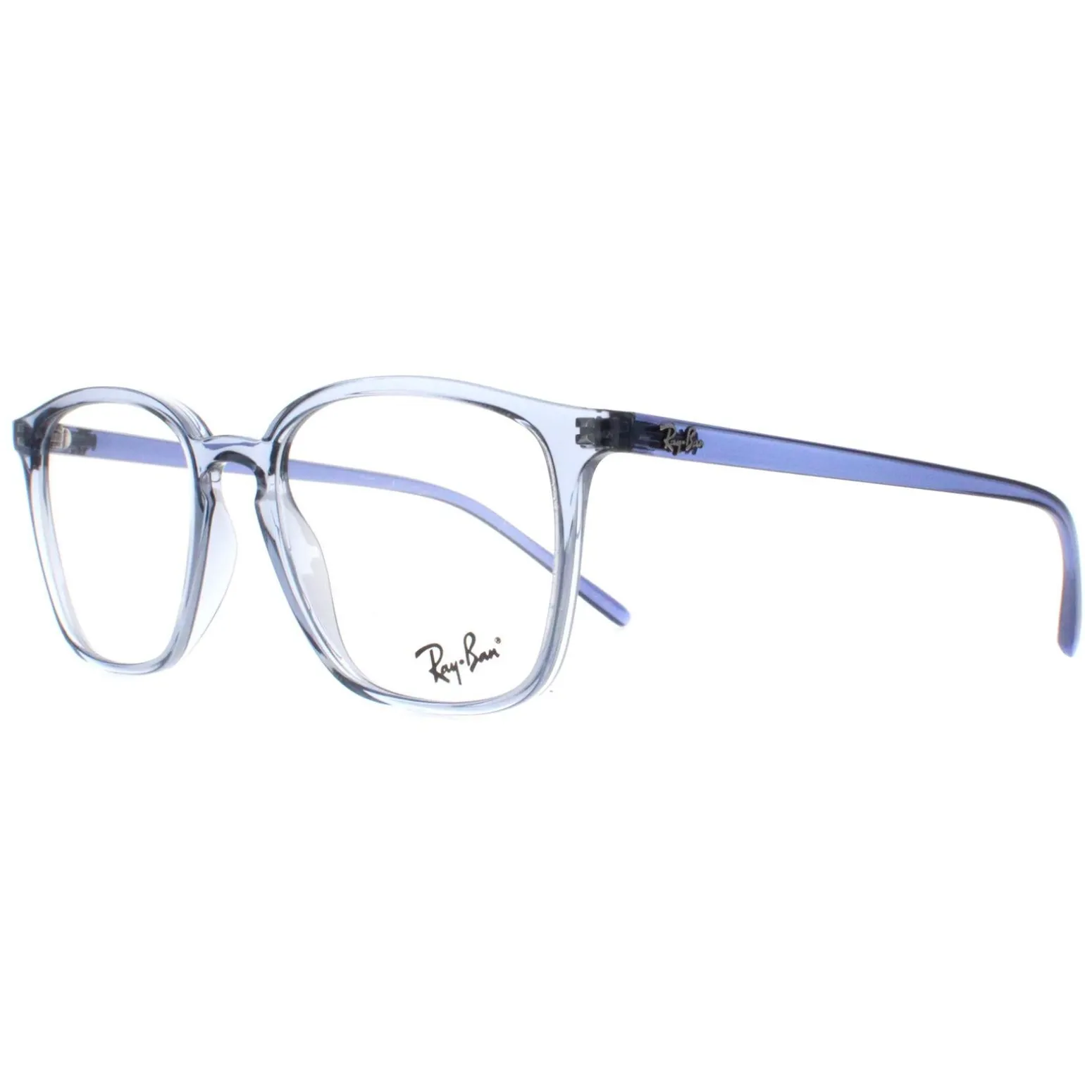 Ray-Ban Eyeglasses RX7185 8235 Transparent Dark Blue Men Women