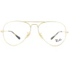 Ray-Ban Glasses Frames 6489 Aviator 2500 Gold 55mm