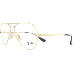 Ray-Ban Glasses Frames 6489 Aviator 2500 Gold 55mm