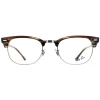 Ray-Ban Glasses Frames RX5154 Clubmaster 5749 Polished Brown Men Women