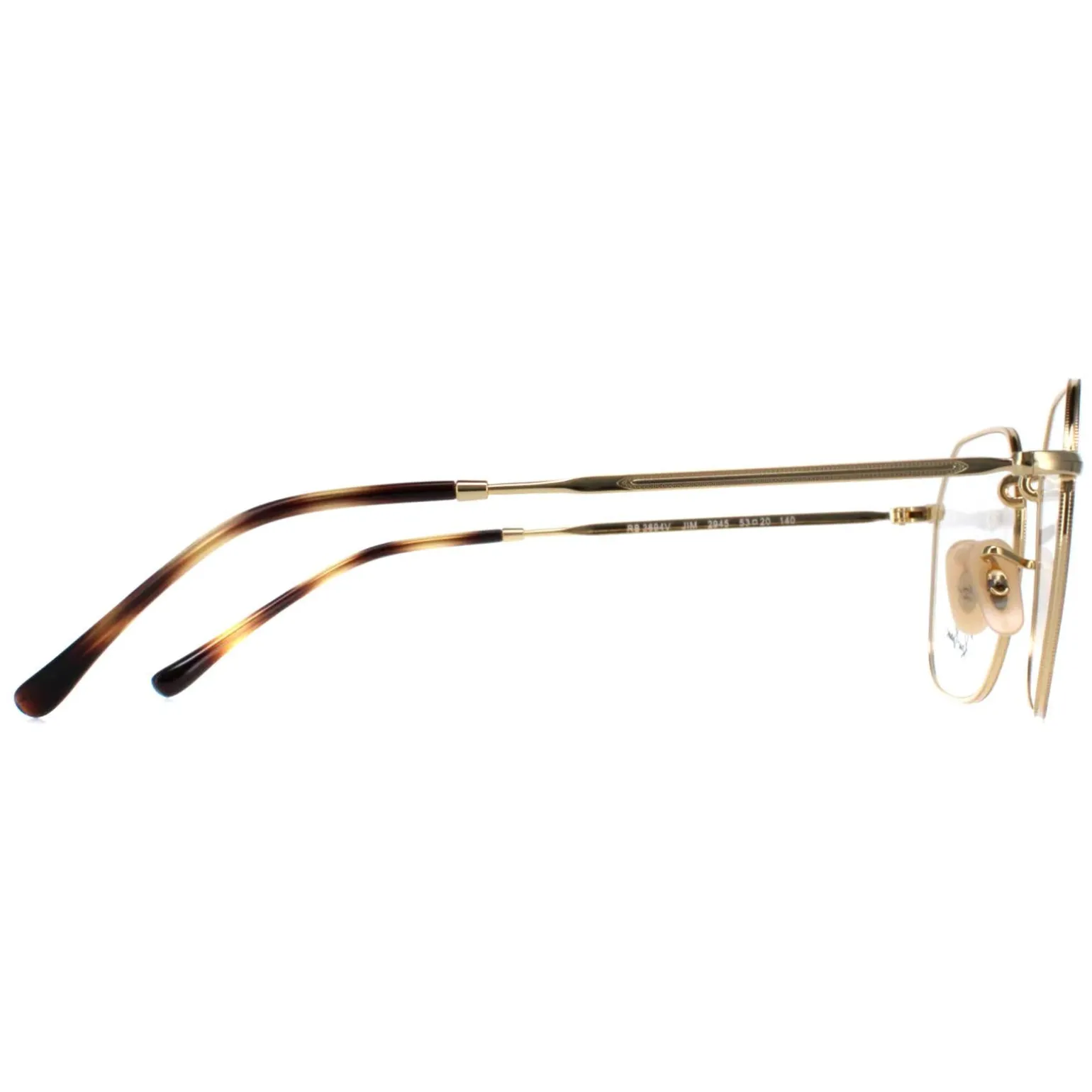 Ray-Ban Glasses Frames RX3694V Jim 2945 Havana on Gold Men Women