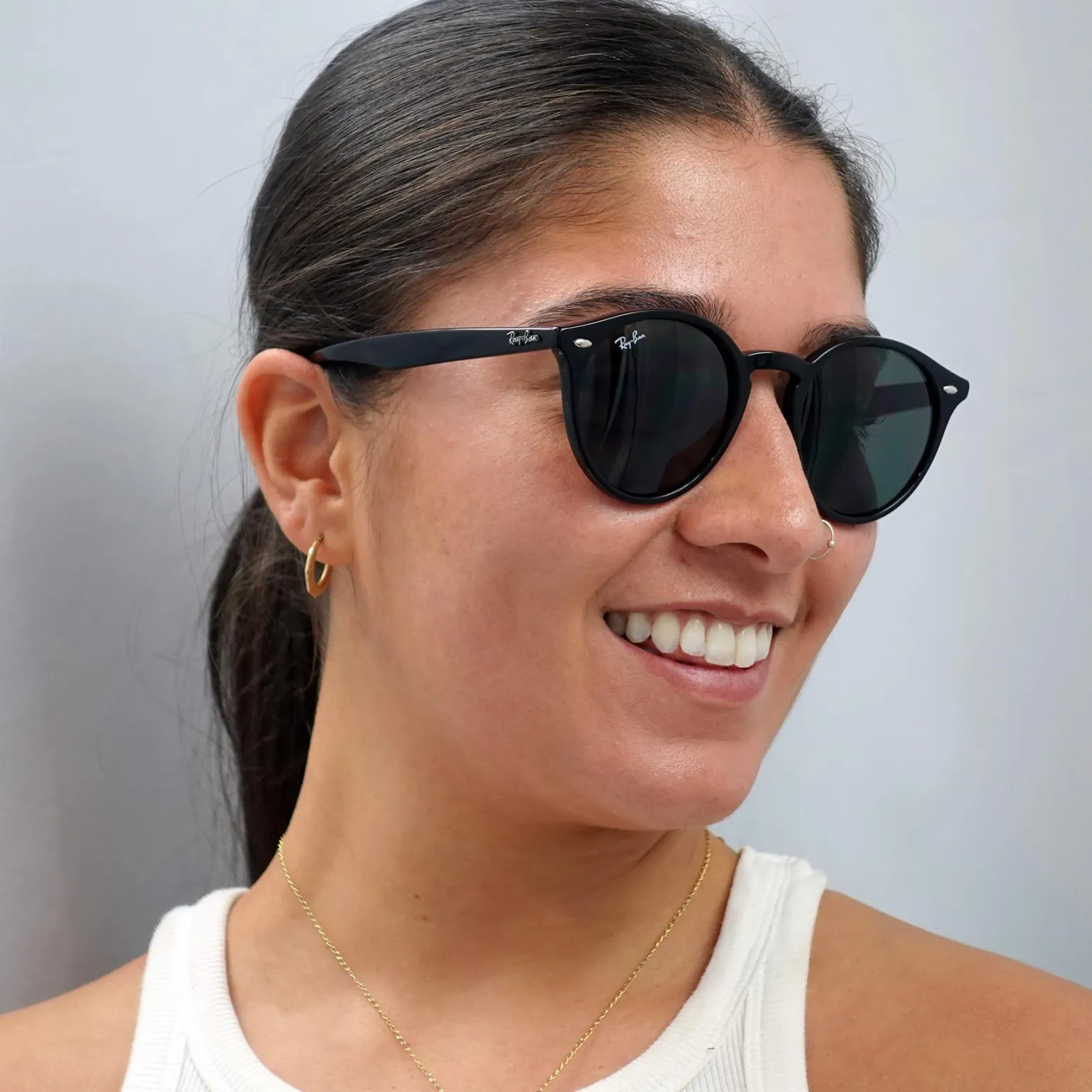 Ray-Ban Sunglasses 2180 601/71 Black Green