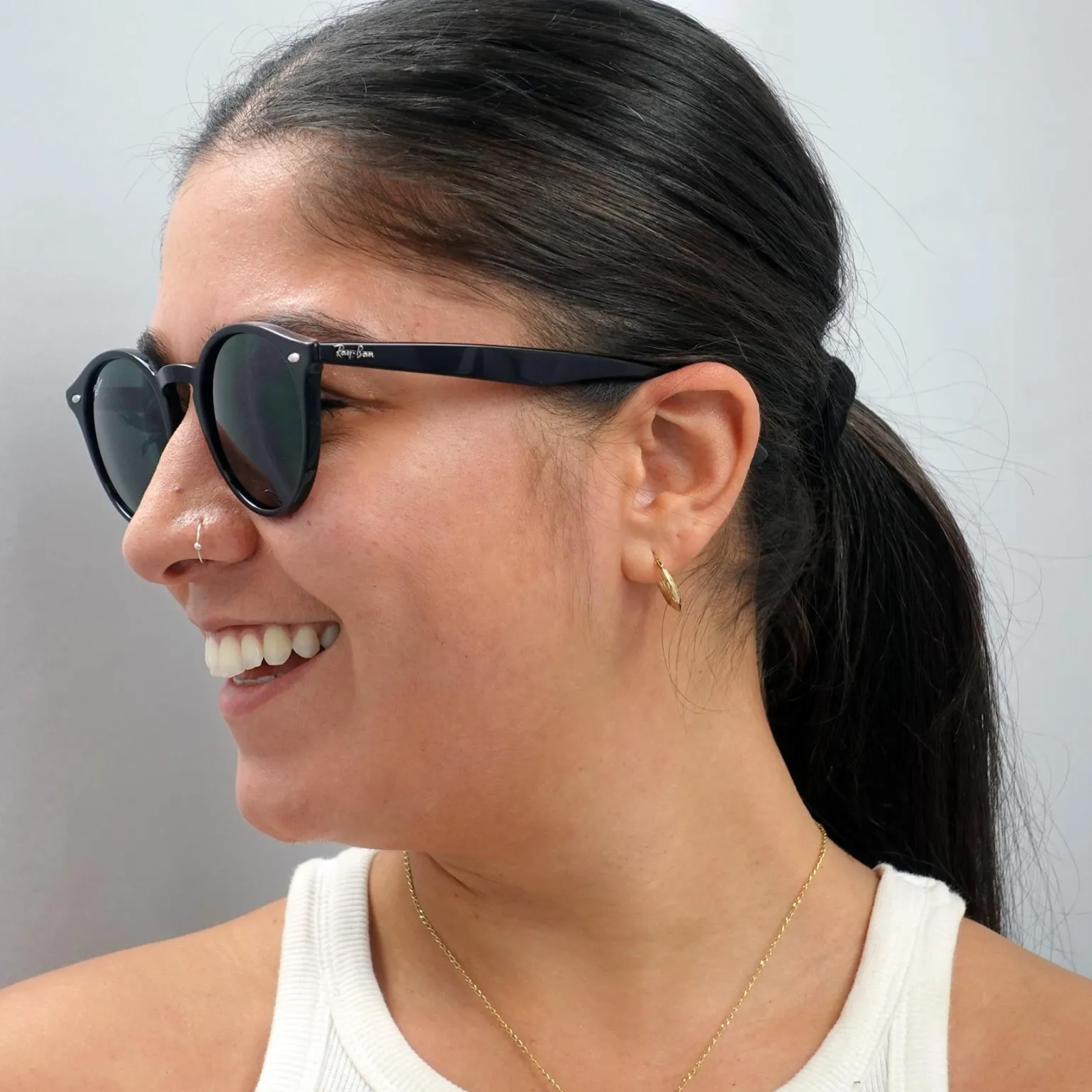 Ray-Ban Sunglasses 2180 601/71 Black Green