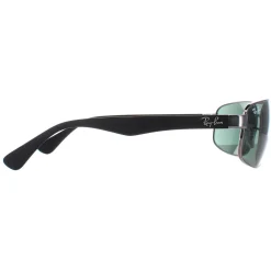 Rayban Sunglasses 3445 004 Gunmetal Green
