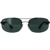 Ray-Ban Sunglasses 3527 006/71 Matt Black Grey Green