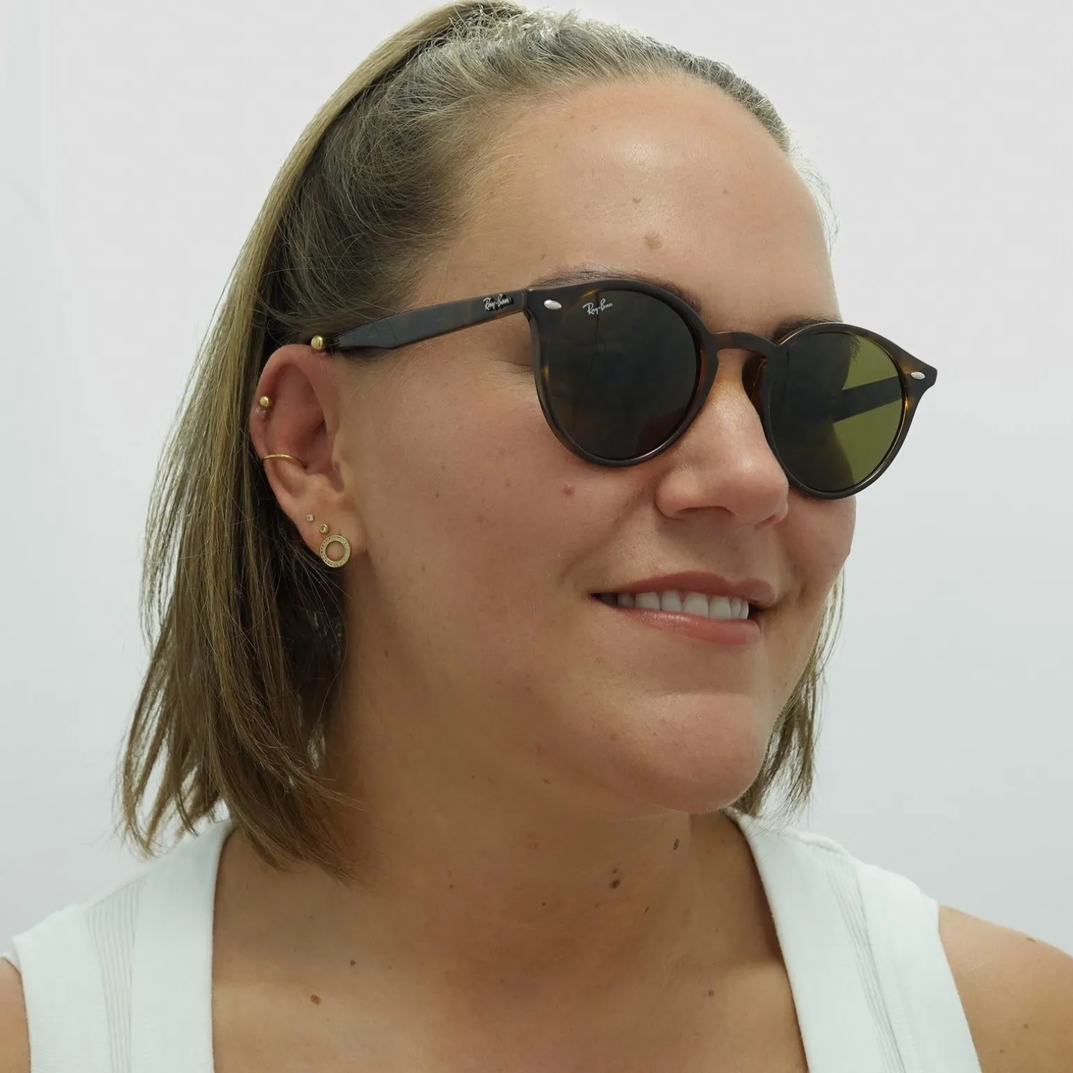 Ray-Ban Sunglasses 2180 710/73 Tortoise Brown B-15