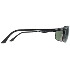 Ray-Ban Sunglasses 3498 002/9A Black Polarized Green