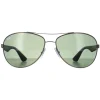 Ray-Ban Sunglasses 3526 029/9A Gunmetal & Black Green Polarized
