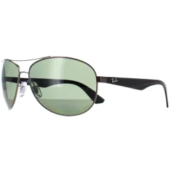 Ray-Ban Sunglasses 3526 029/9A Gunmetal & Black Green Polarized