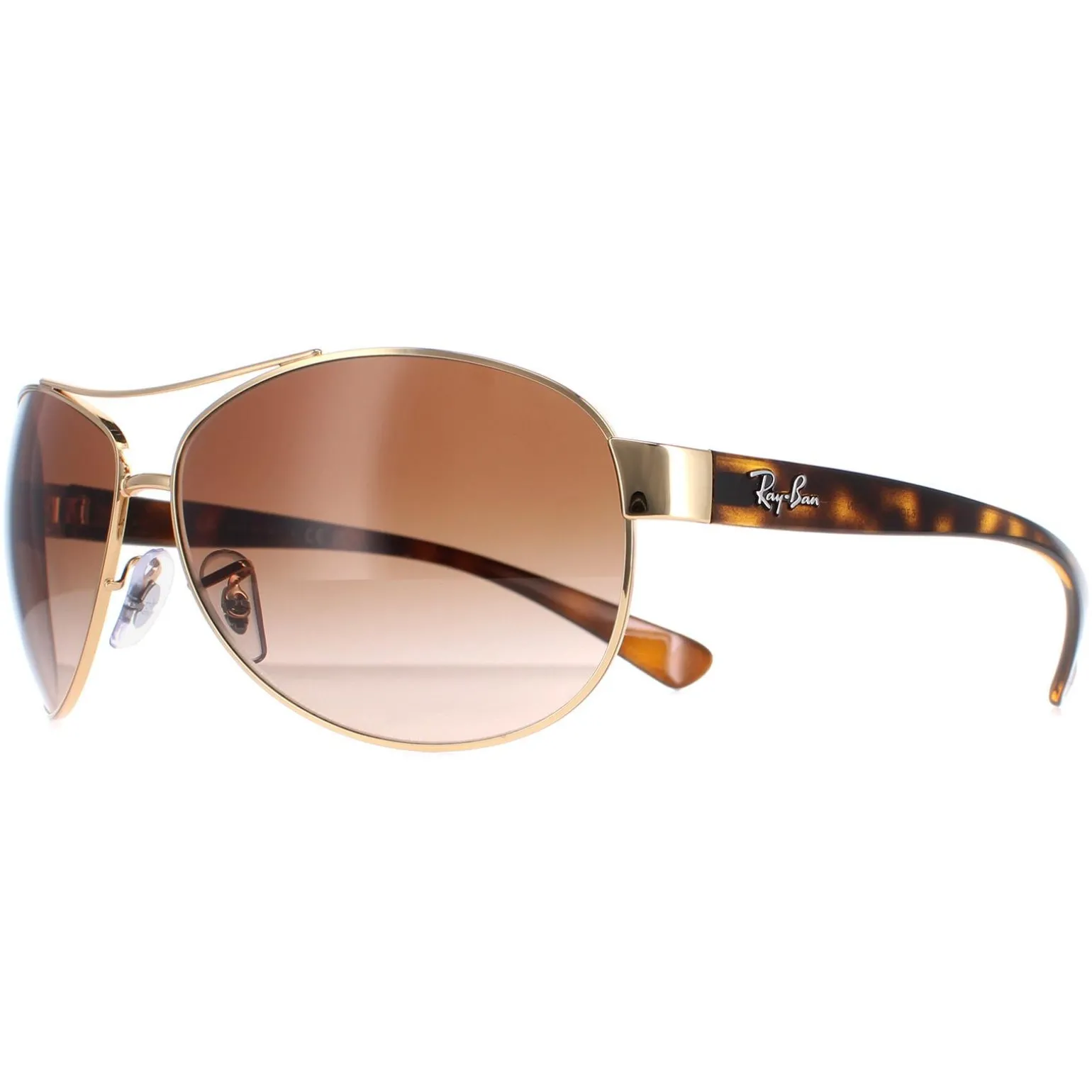 Ray-Ban Sunglasses 3386 Gold Brown Gradient 001/13