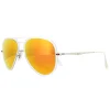 Ray-Ban Sunglasses Aviator Light Ray II 4211 646/6Q Matt Translucent O