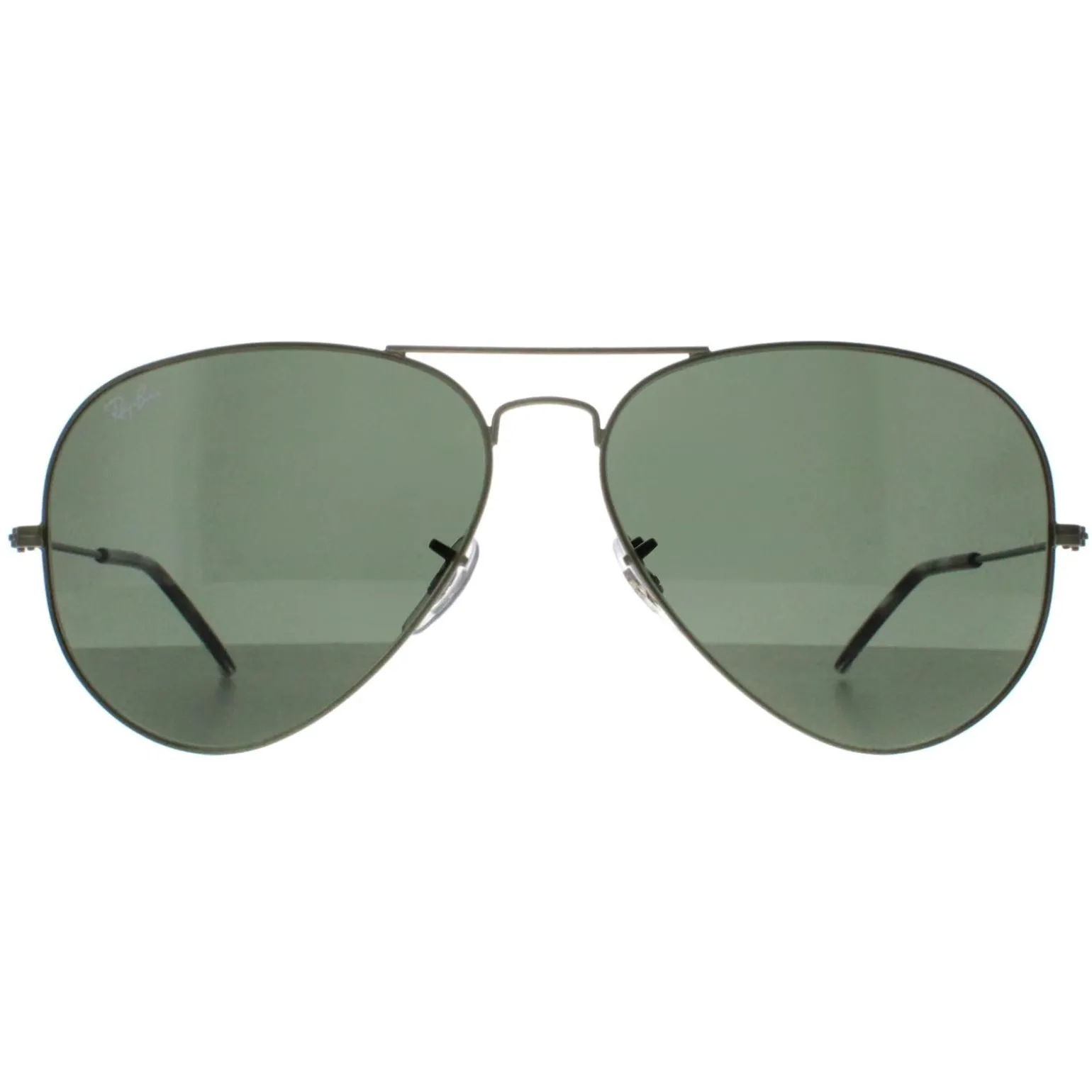 Ray-Ban Sunglasses Aviator RB3025 919131 Matte Transparent Green G-15