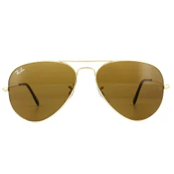 Ray-Ban Sunglasses Aviator 3025 Gold Brown 001/33 55mm