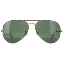 Ray-Ban Sunglasses Aviator 3025 001 Gold Green 62mm