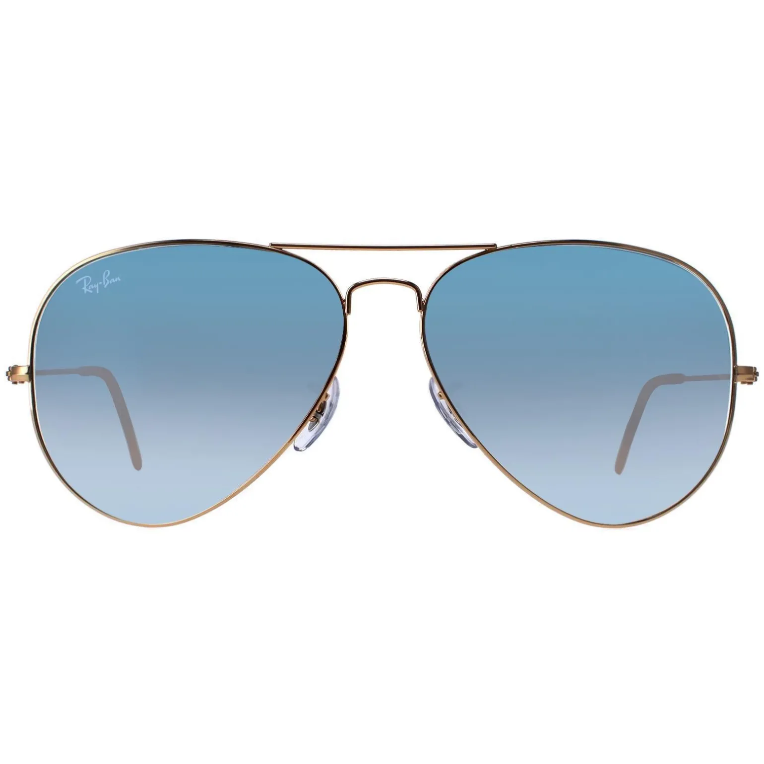 Ray-Ban Sunglasses Aviator 3025 Gold Gradient Light Blue 001/3F