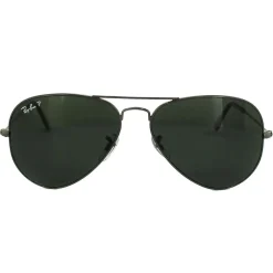 Ray-Ban Sunglasses Aviator 3025 Gunmetal Green Polarized 004/58