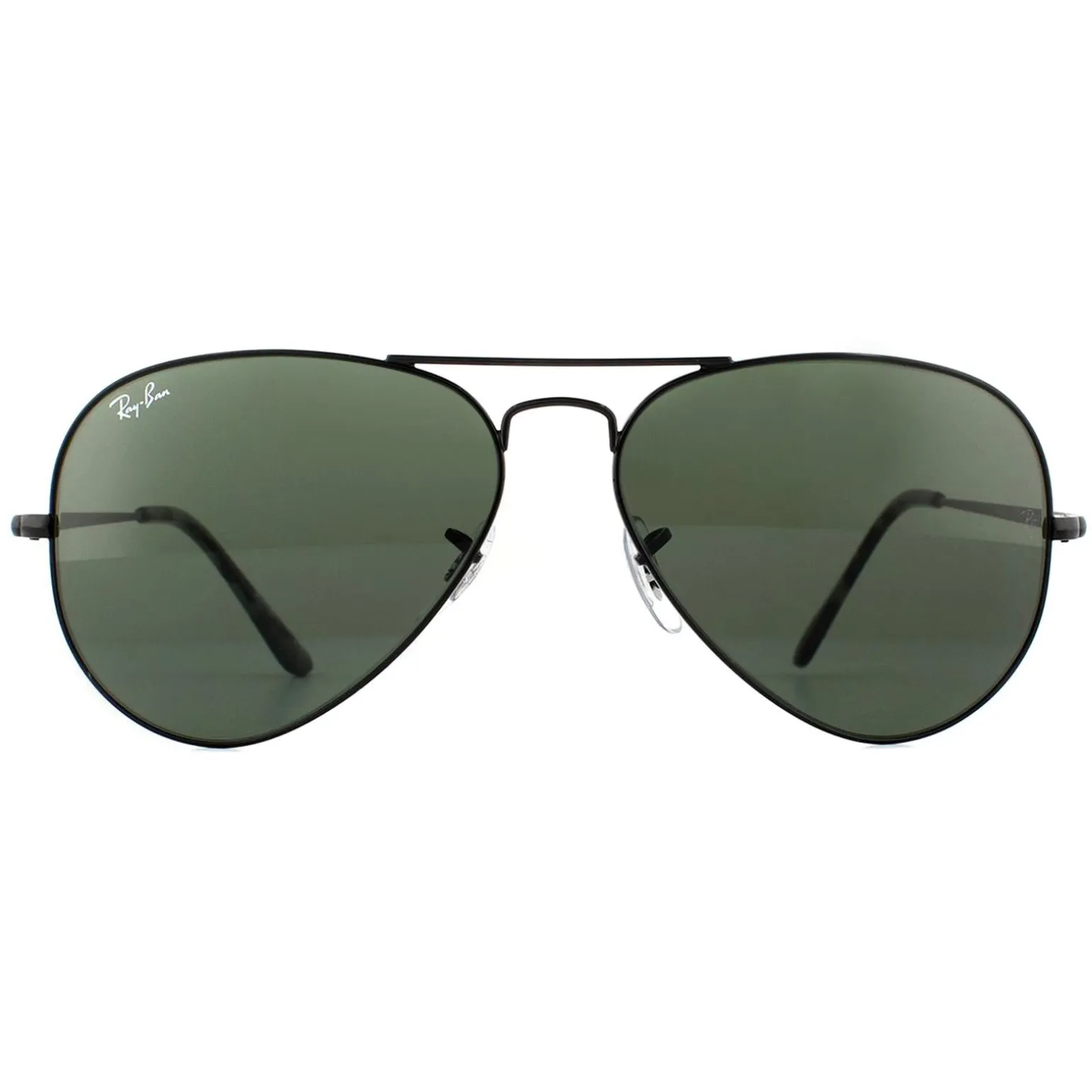 Ray-Ban Sunglasses Aviator Metal II RB3689 914831 Black Green