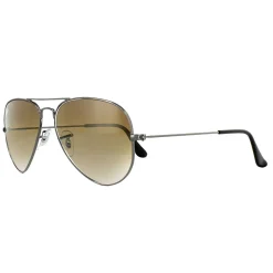 Ray-Ban Sunglasses Aviator RB3025 004/51 Gunmetal Brown Gradient Mediu