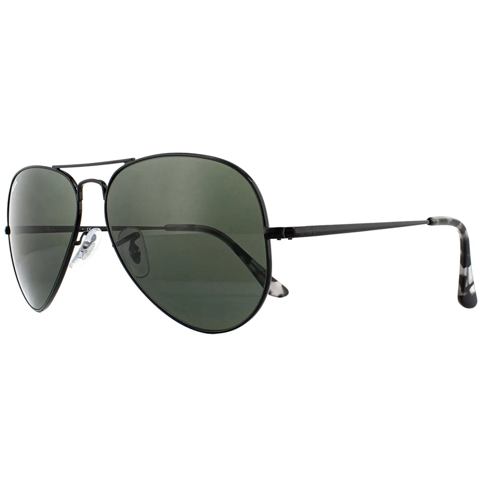 Ray-Ban Sunglasses Aviator Metal II RB3689 914831 Black Green