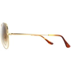 Ray-Ban Sunglasses Aviator Metal II RB3689 914751 Gold Brown Gradient