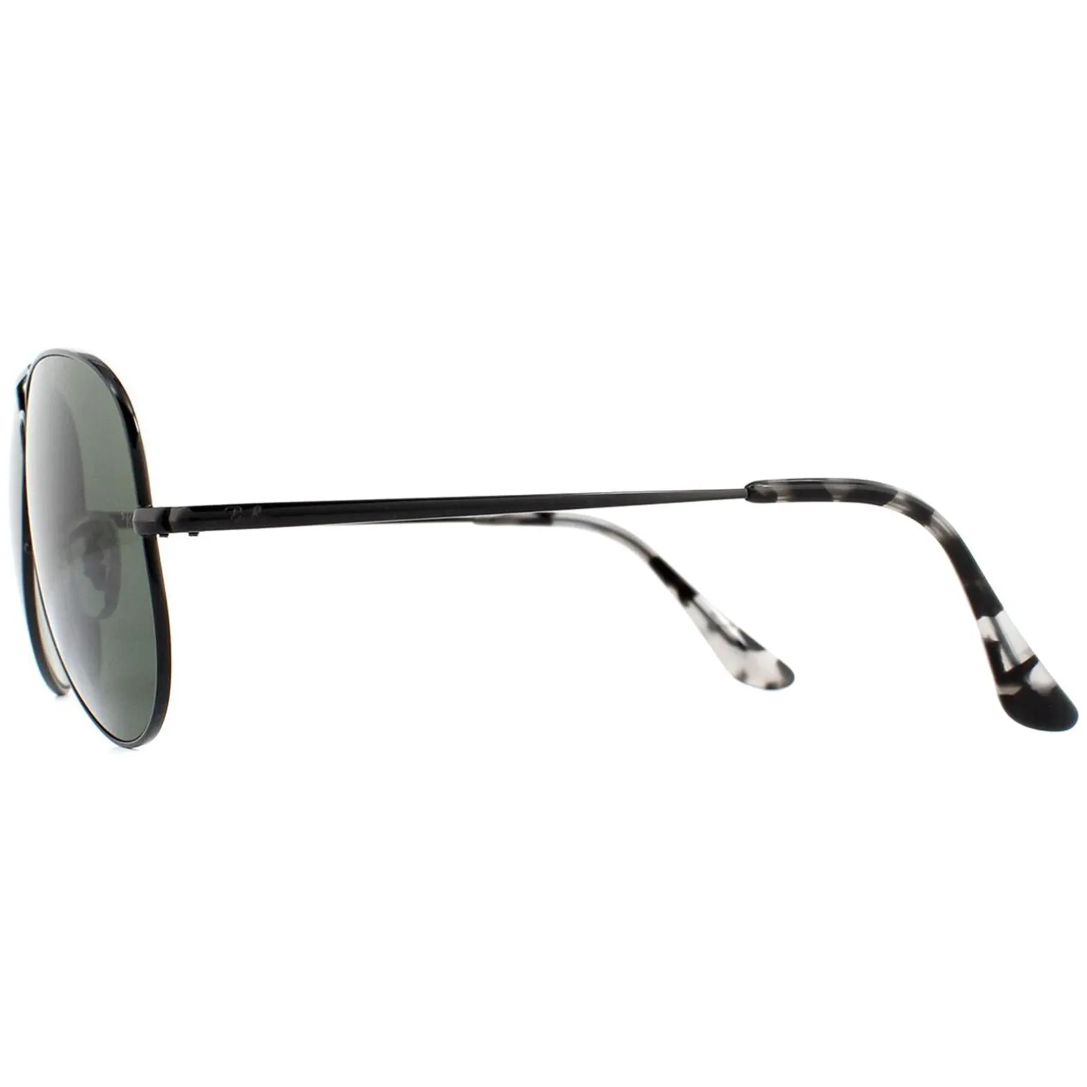 Ray-Ban Sunglasses Aviator Metal II RB3689 914831 Black Green