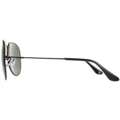 Ray-Ban Sunglasses Aviator 3025 W3361 Polished Black Green G-15 Polari