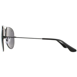 Ray-Ban Sunglasses Aviator 3025 002/48 Polished Black Black Polarized