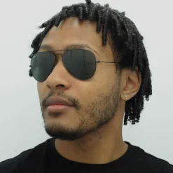 Ray-Ban Sunglasses Aviator 3025 002/58 Black Polarized