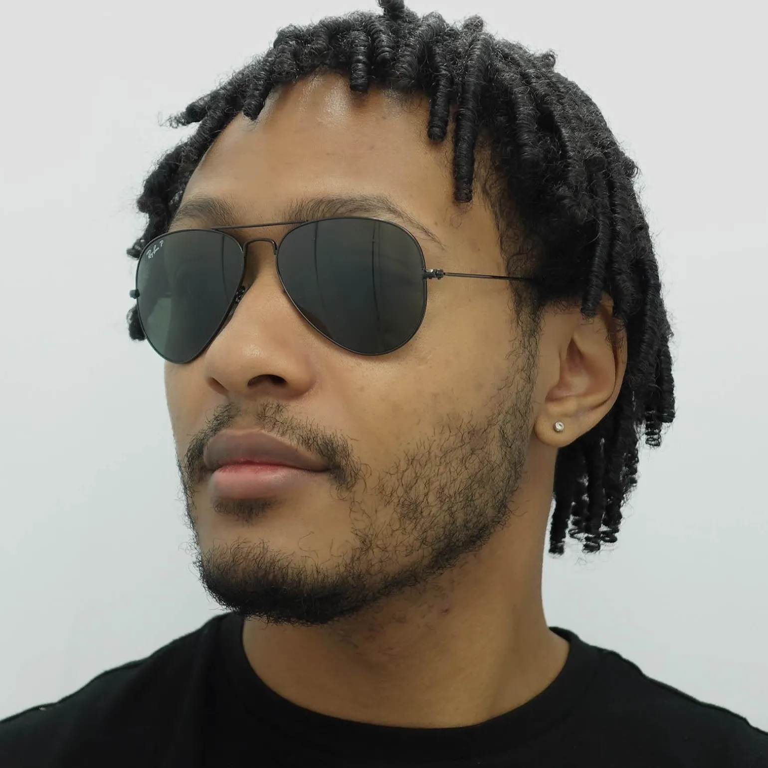 Ray-Ban Sunglasses Aviator 3025 002/58 Black Polarized