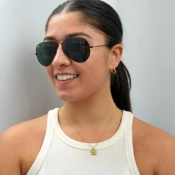 Ray-Ban Sunglasses Aviator 3025 L2823 Black Green