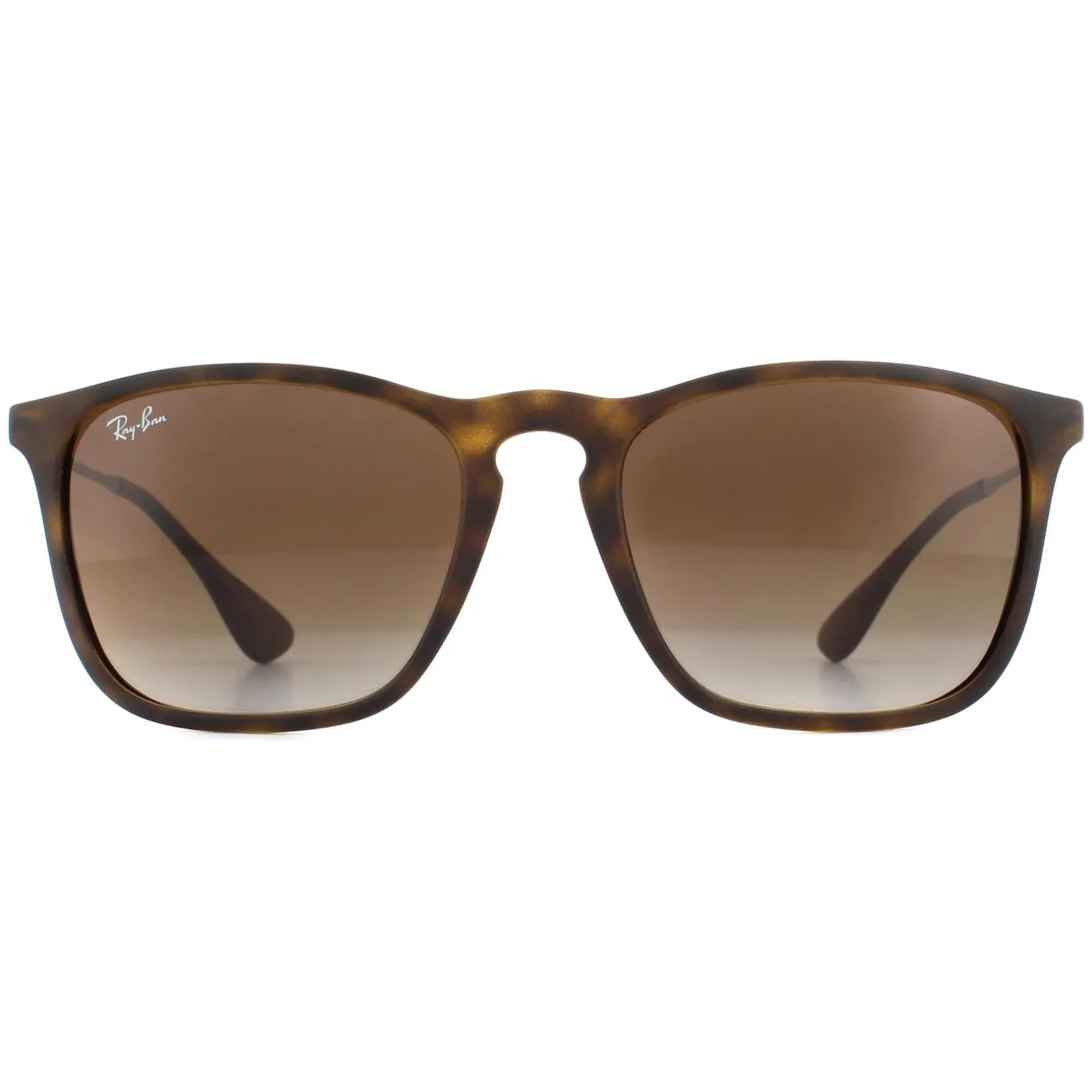 Ray-Ban Sunglasses Chris 4187 856/13 Rubber Havana Gradient Brown