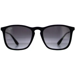 Ray-Ban Sunglasses Chris 4187 622/8G Rubber Black Gradient Grey