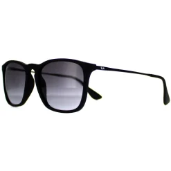 Ray-Ban Sunglasses Chris 4187 622/8G Rubber Black Gradient Grey