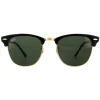 Ray-Ban Sunglasses Clubmaster 3016 W0365 Black Green G-15 Small 49mm