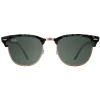 Ray-Ban Sunglasses Clubmaster 3016 125571 Spotted Grey Green Dark Grey