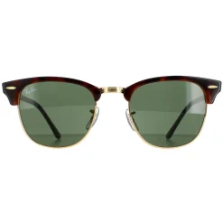 Ray-Ban Sunglasses Clubmaster 3016 W0366 Havana Green G-15 Large 51mm