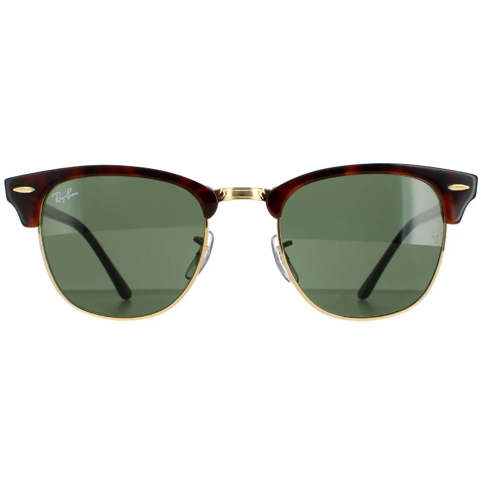 Ray-Ban Sunglasses Clubmaster 3016 W0366 Havana Green G-15 Large 51mm