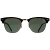 Ray-Ban Sunglasses Clubmaster 3016 990/58 Red Havana Green Polarized S