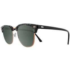Ray-Ban Sunglasses Clubmaster 3016 125571 Spotted Grey Green Dark Grey