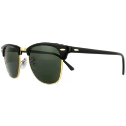 Ray-Ban Sunglasses Clubmaster 3016 W0365 Black Green G-15 Large 51mm