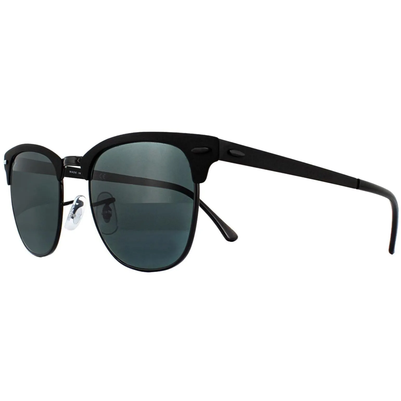 Ray-Ban Sunglasses Clubmaster Metal RB3716 186/R5 Matte Black Grey